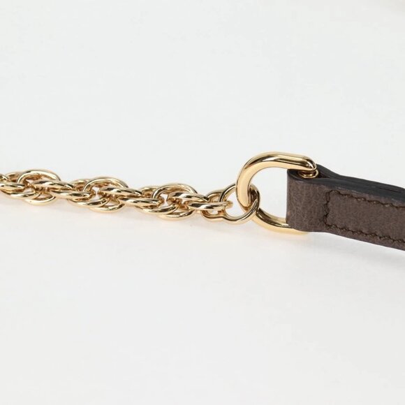 GUCCI GG Supreme Ophidia Chain Web Sherry Line Bag PVC Beige 550618 Auth 138002A - Picture 9 of 16